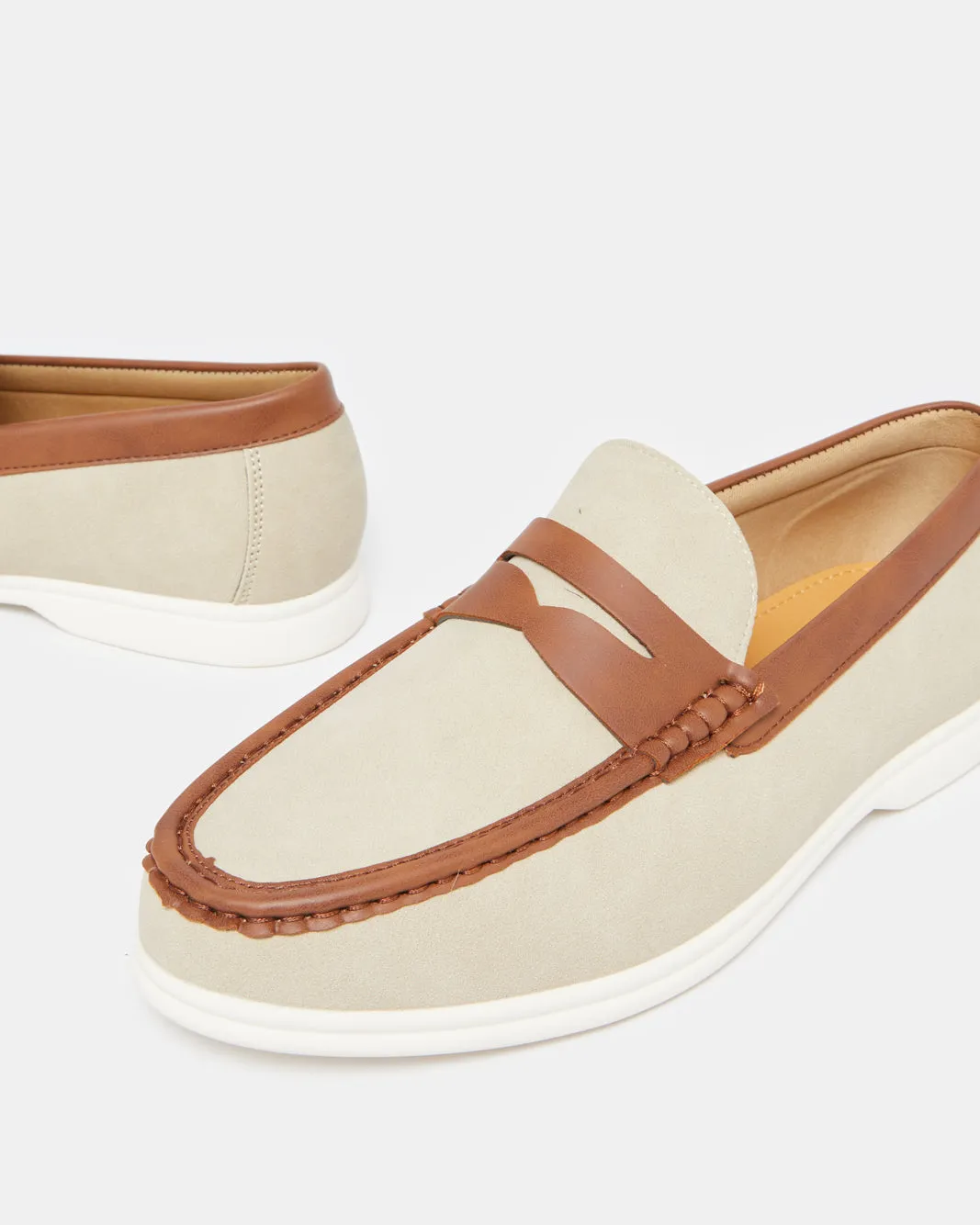 Men Brown Textured Loafer sold by Redtag product image thumbnail 3