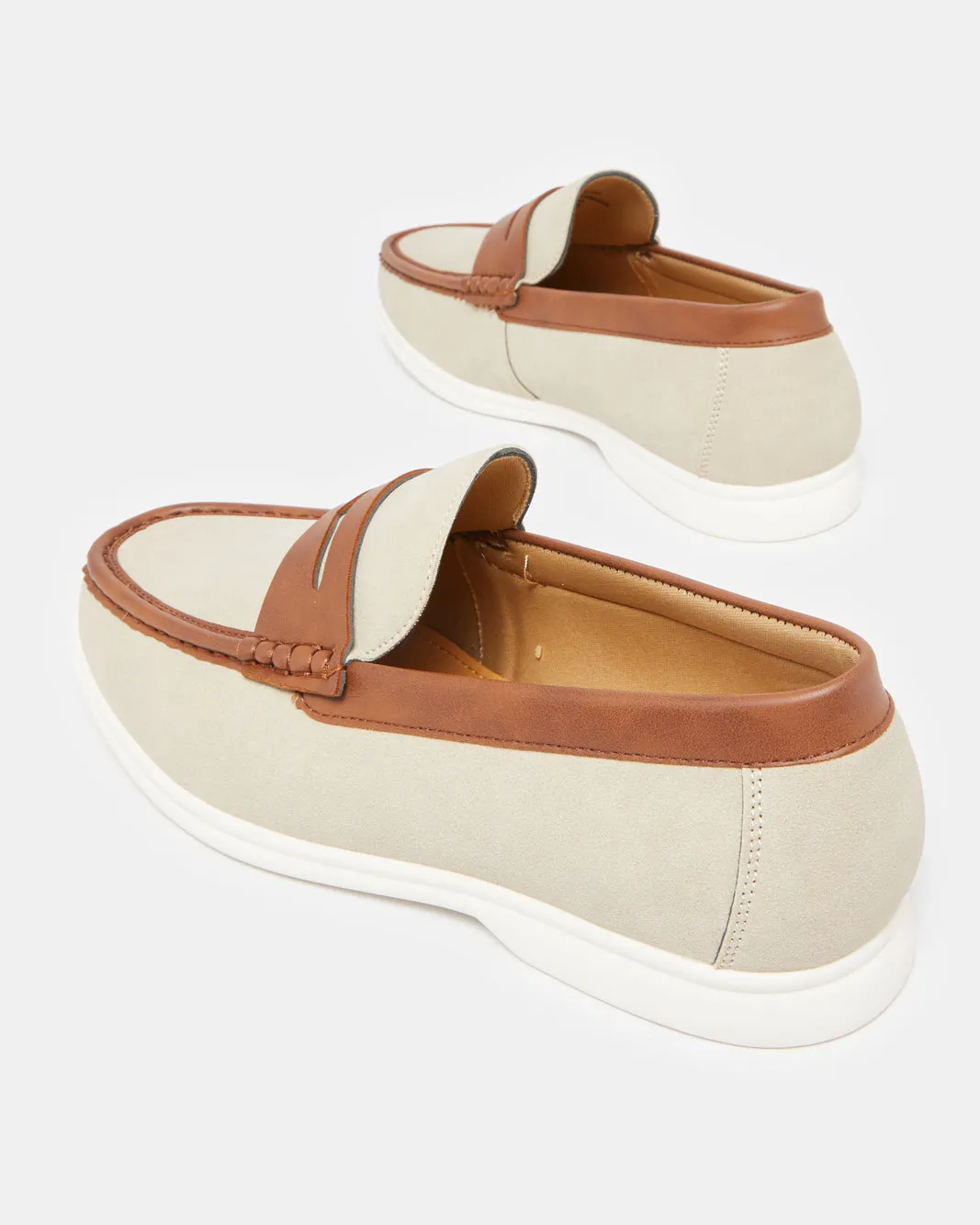 Men Brown Textured Loafer sold by Redtag product image thumbnail 4