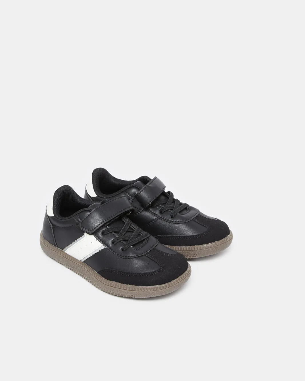 Boys Black Retro Sneakers sold by Redtag product image thumbnail 2