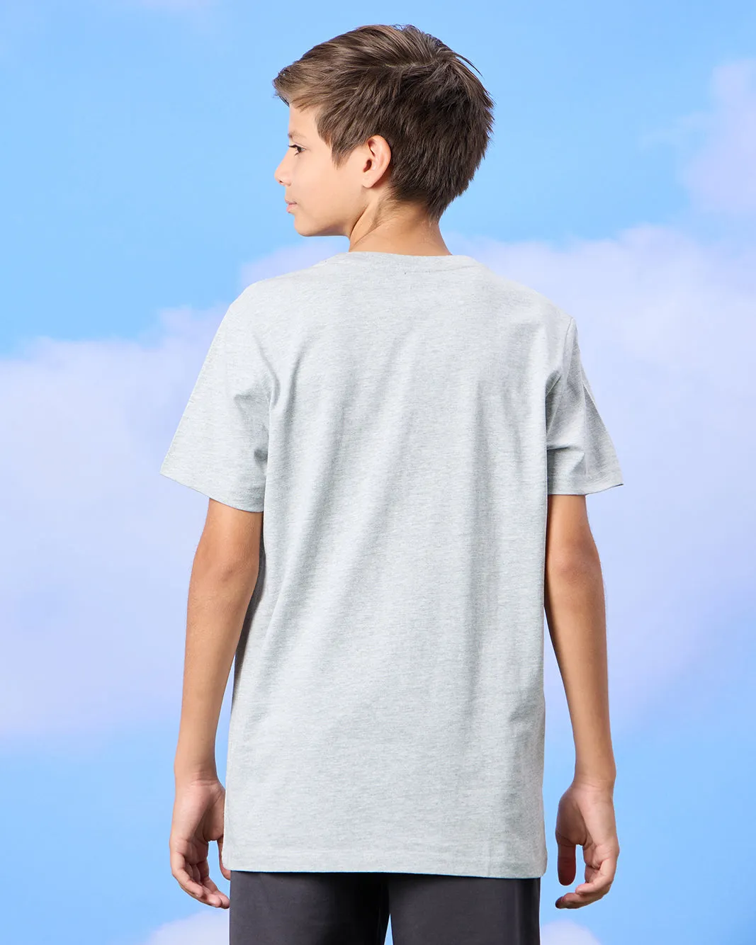 Senior Boys Grey Sneakers Print T-Shirt sold by Redtag product image thumbnail 3