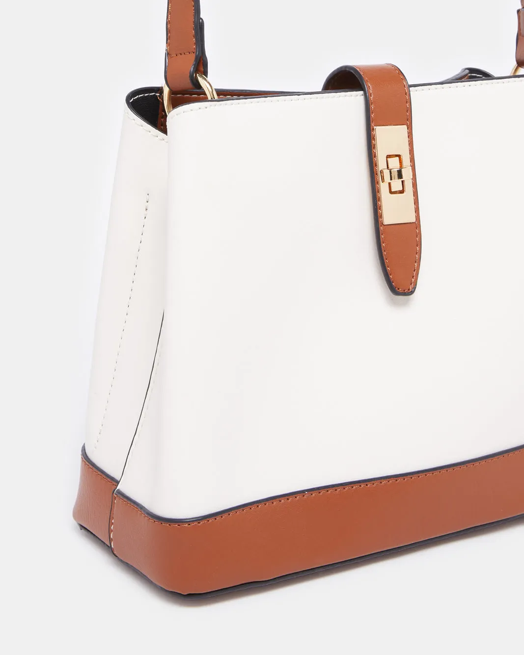 Women White And Beige Bucket Bag sold by Redtag product image thumbnail 3