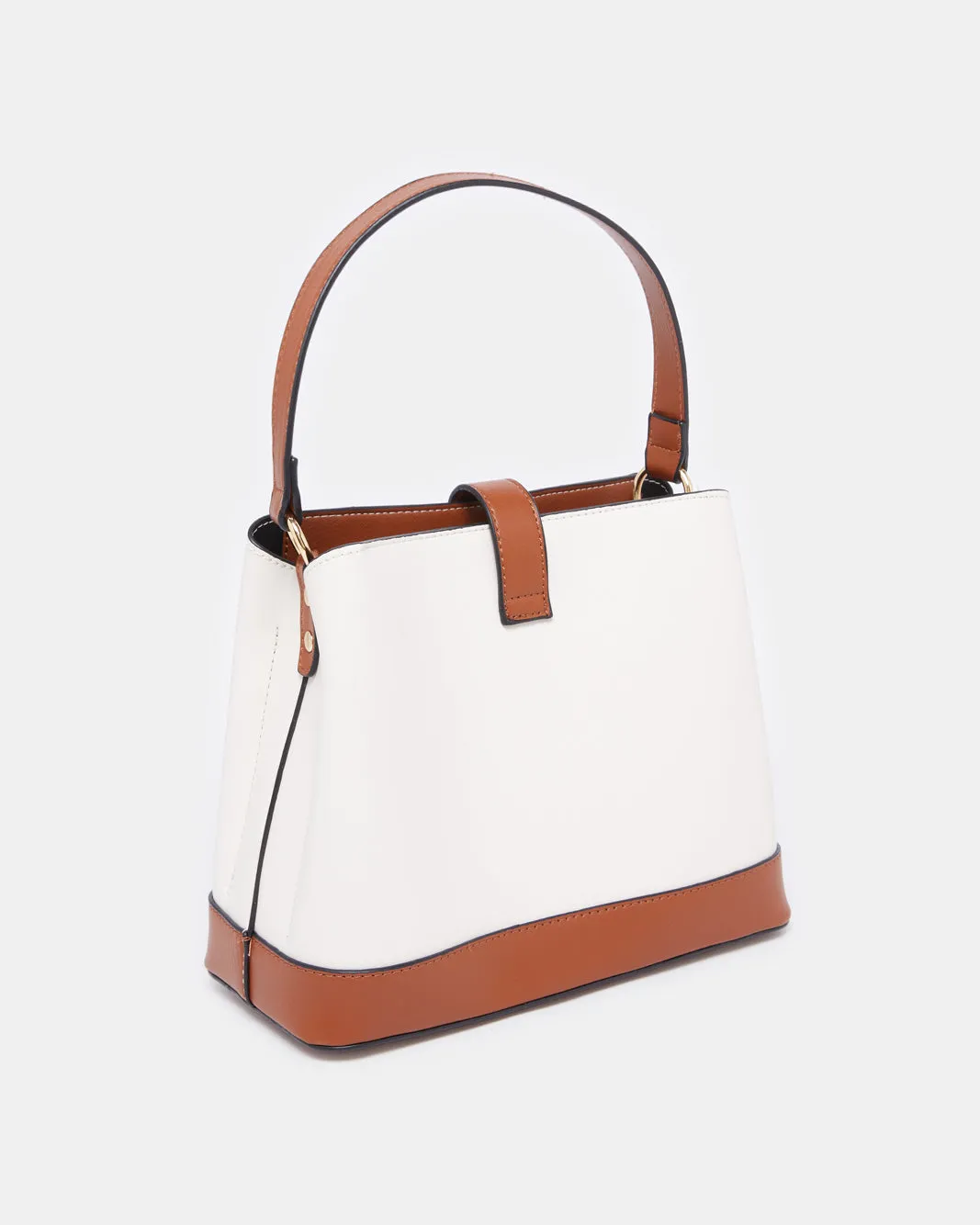 Women White And Beige Bucket Bag sold by Redtag product image thumbnail 2