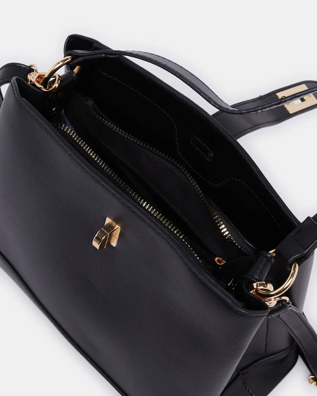 Women Black Bucket Bag sold by Redtag product image thumbnail 4