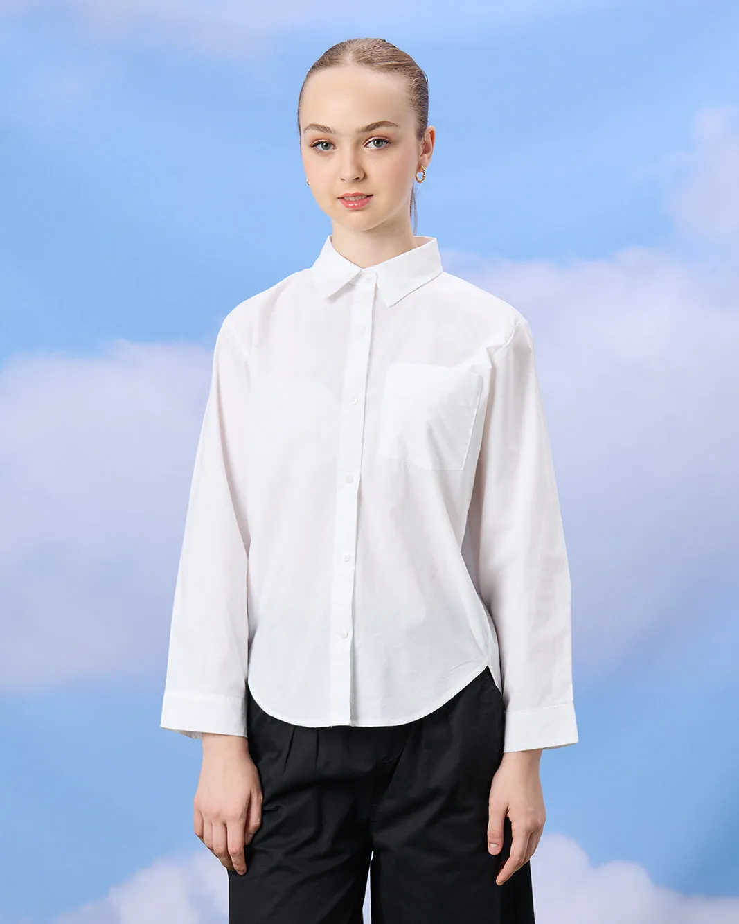 Senior Girls White Shirt sold by Redtag