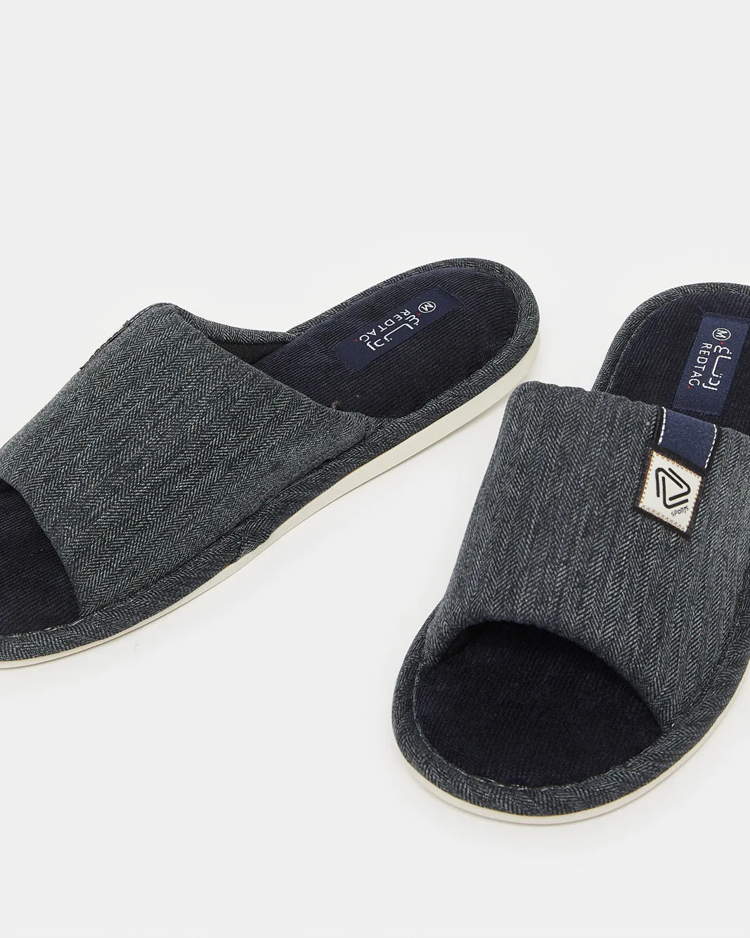 Men Navy Patched Slipper sold by Redtag product image thumbnail 3