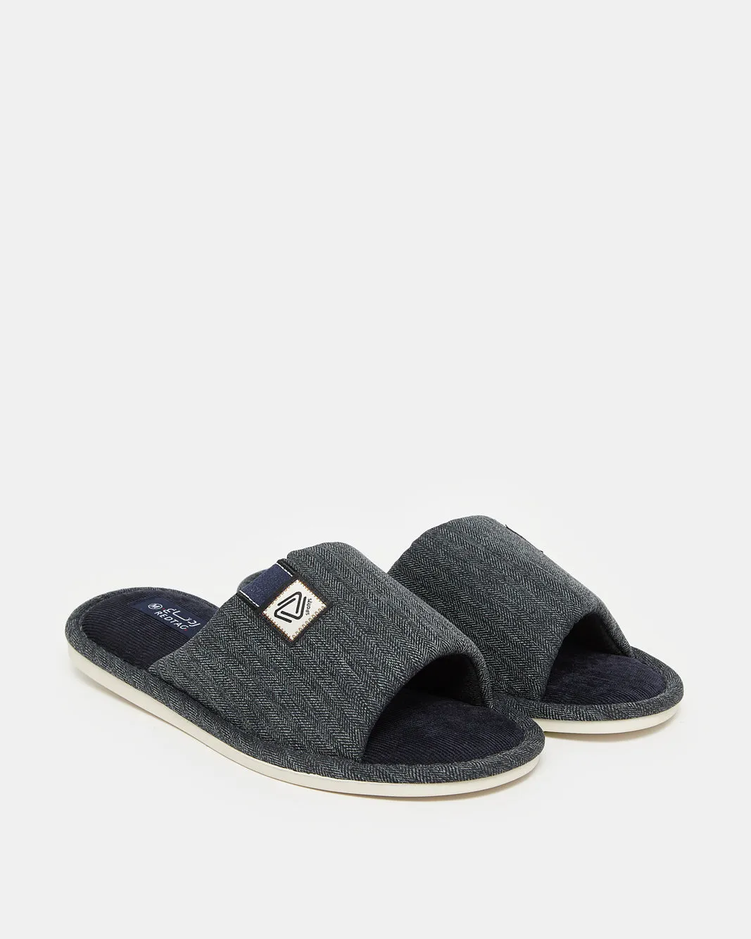 Men Navy Patched Slipper sold by Redtag product image thumbnail 2