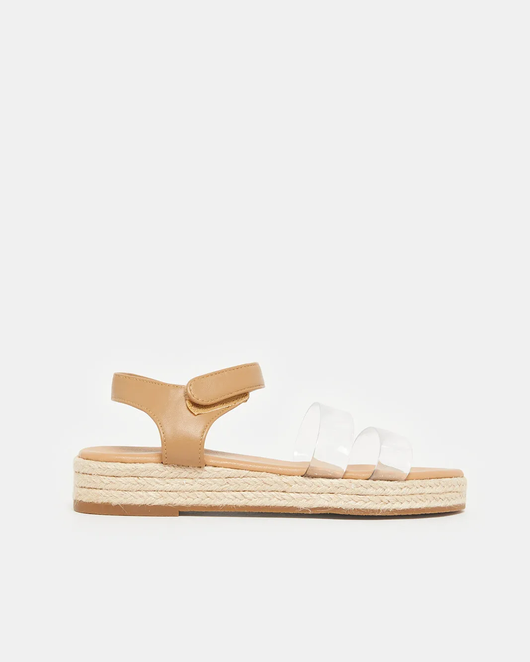 Girls Brown Wedge Sandal sold by Redtag