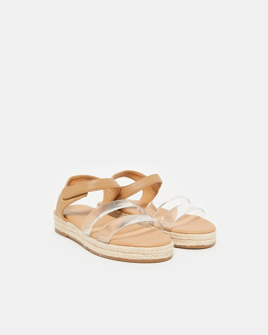 Girls Brown Wedge Sandal sold by Redtag product image thumbnail 2