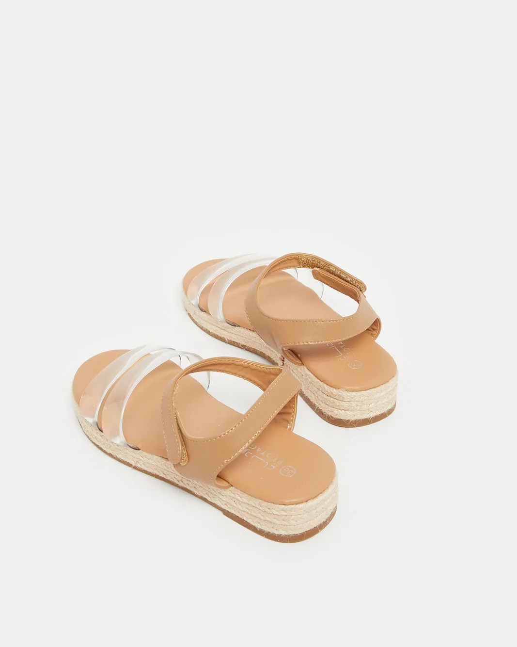 Girls Brown Wedge Sandal sold by Redtag product image thumbnail 4