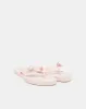 Women Pink Flower Trim Flip Flop sold by Redtag