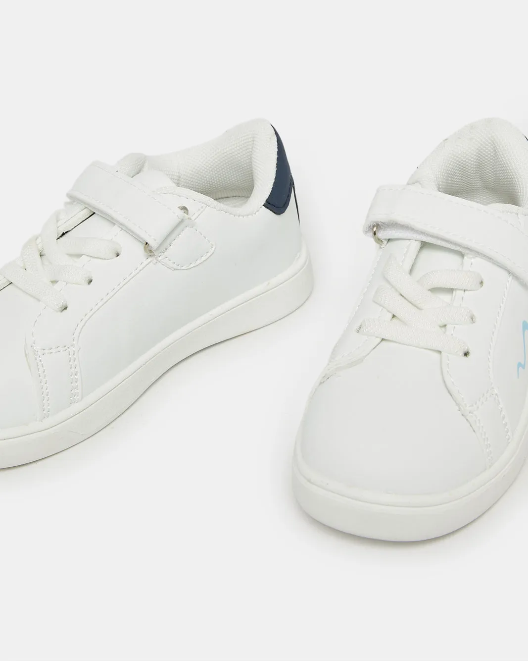 Boys White Dolphin Sneakers sold by Redtag product image thumbnail 3