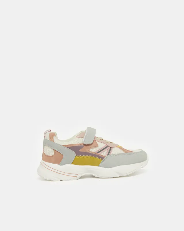 Senior Girls Multicolour Colour Block Trainer sold by Redtag