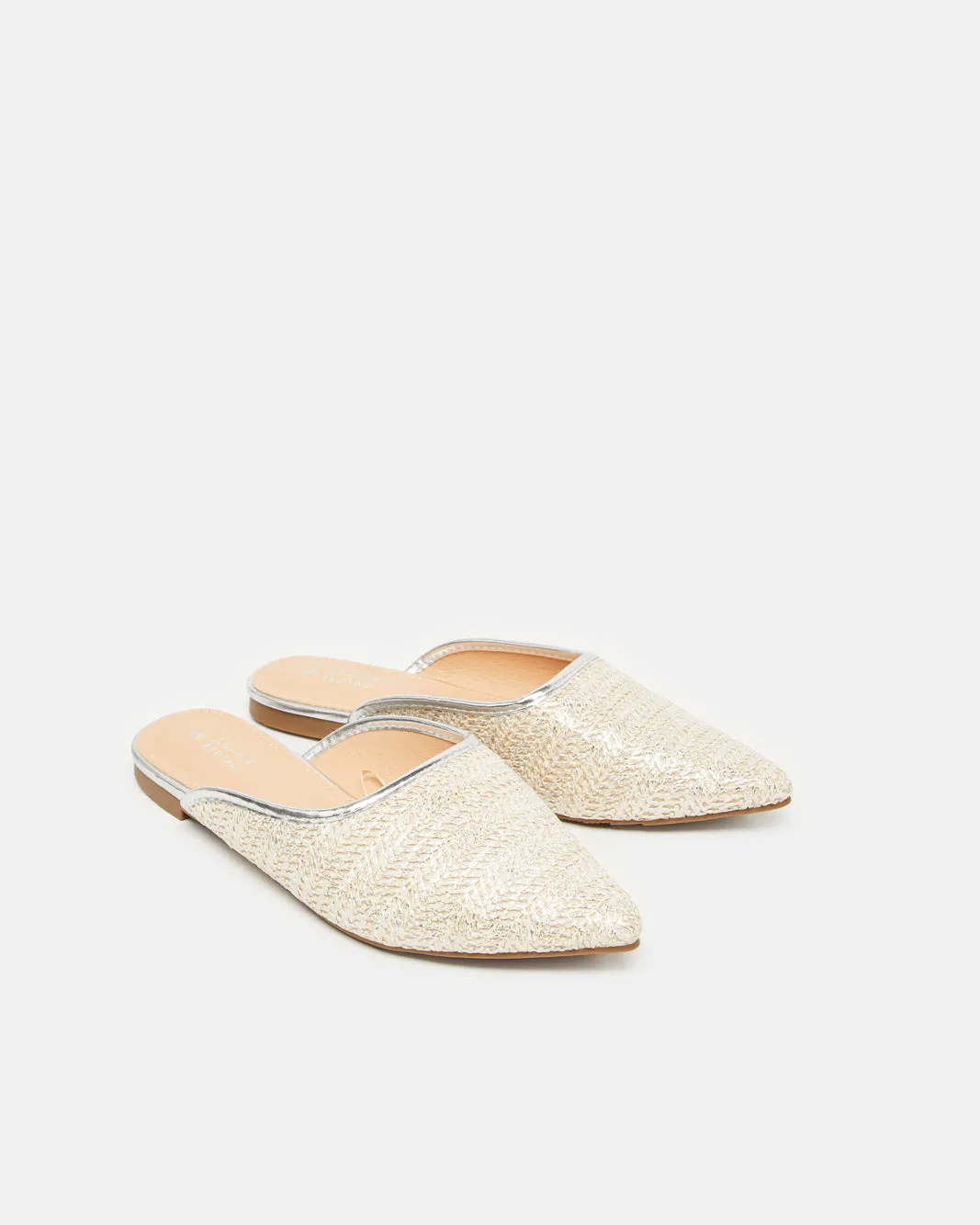 Women Beige Comfort Buckle Trim Mule sold by Redtag product image thumbnail 2