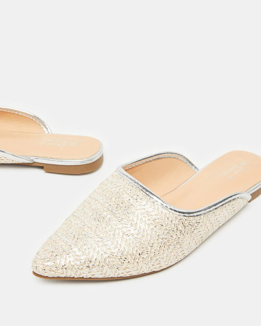 Women Beige Comfort Buckle Trim Mule sold by Redtag product image thumbnail 3