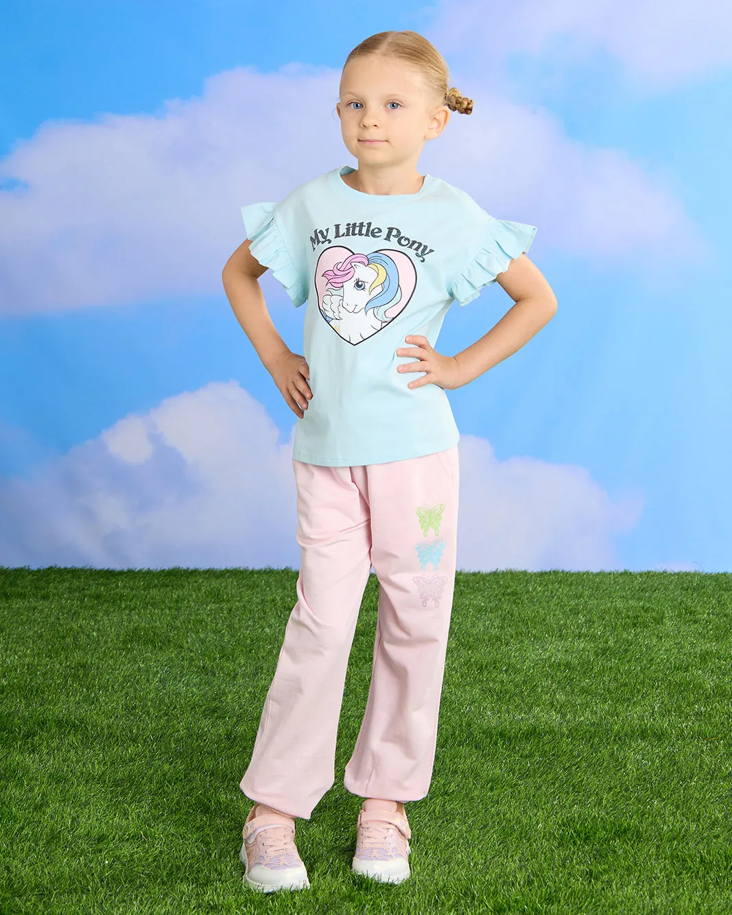Girls Blue My Little Pony Glitter Printed T-Shirt sold by Redtag product image thumbnail 2