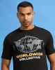 Men Black Graphic T-Shirt sold by Redtag