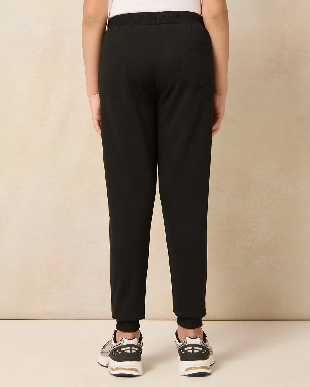 Senior Boys Black Lion Flock Print Active Pants sold by Redtag product image thumbnail 3