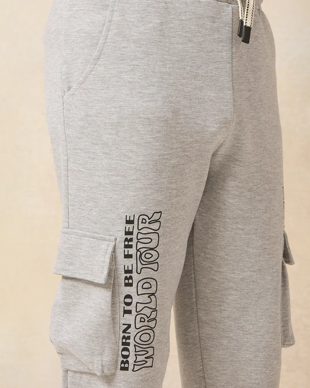 Senior Boys Grey Cargo Active Pants sold by Redtag product image thumbnail 4