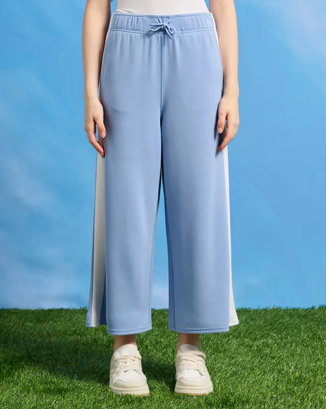 Senior Girls Blue Active Trousers sold by Redtag