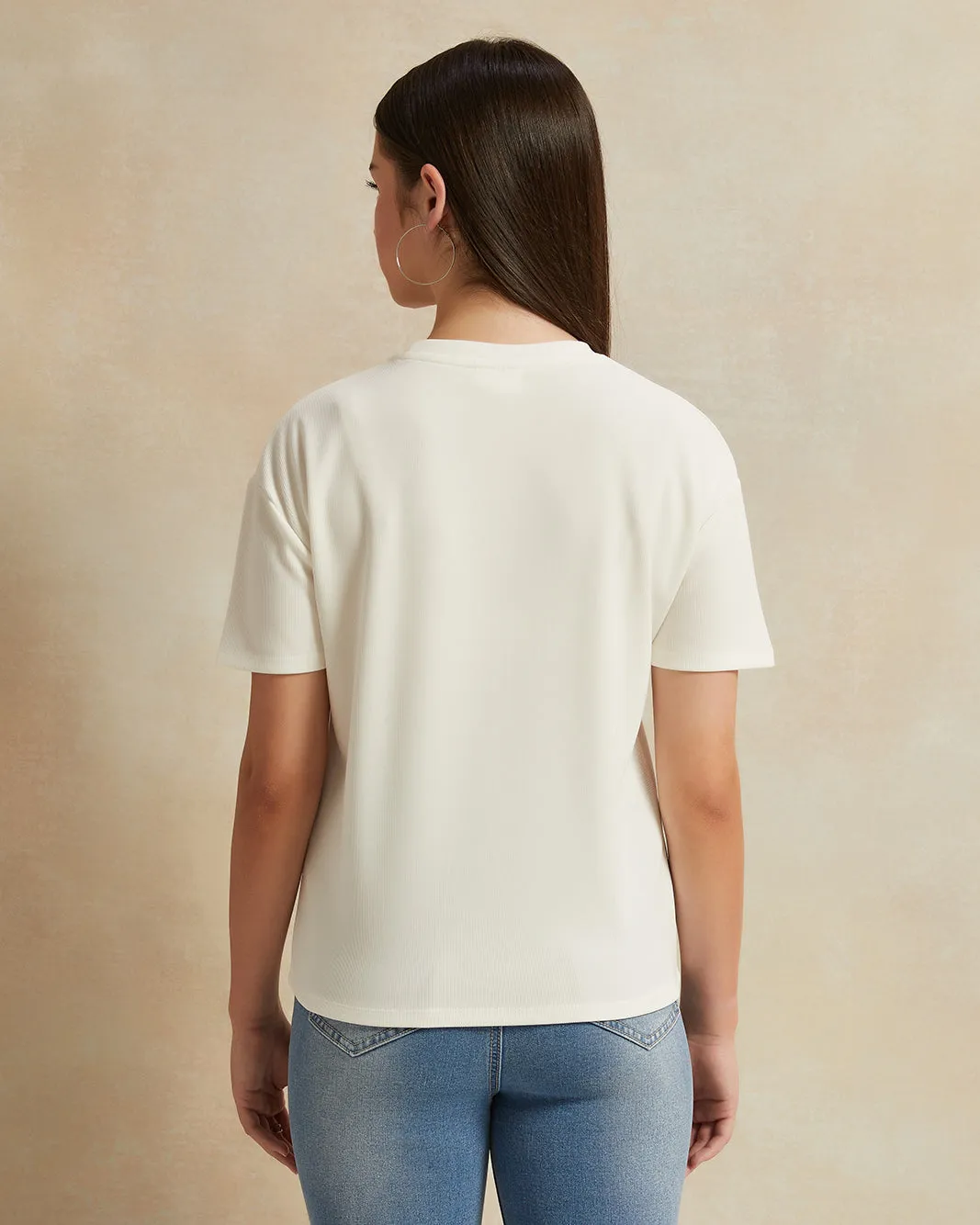 Senior Girls White Embellished Top sold by Redtag product image thumbnail 3