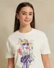 Senior Girls White Embellished Top sold by Redtag