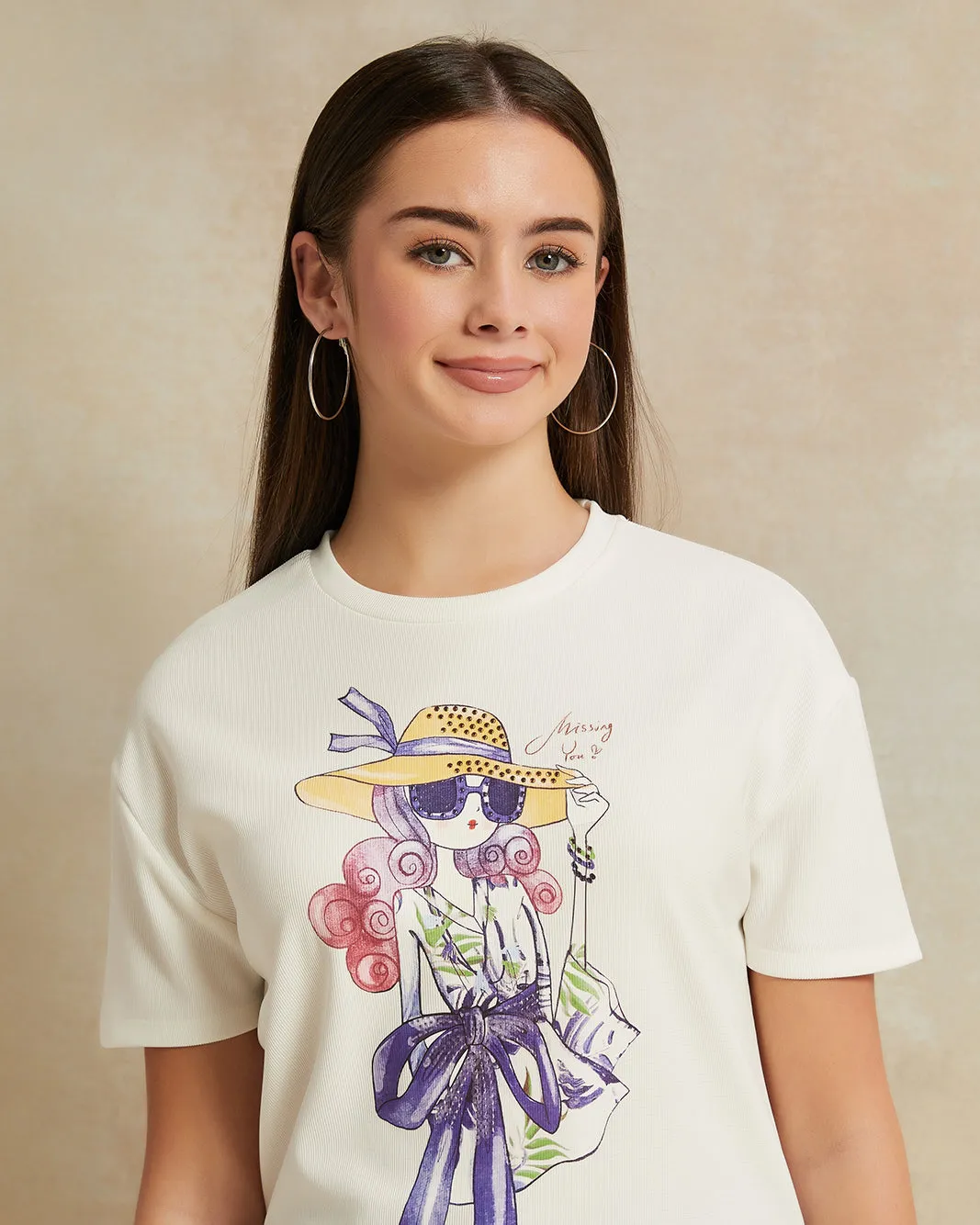 Senior Girls White Embellished Top sold by Redtag product image thumbnail 4