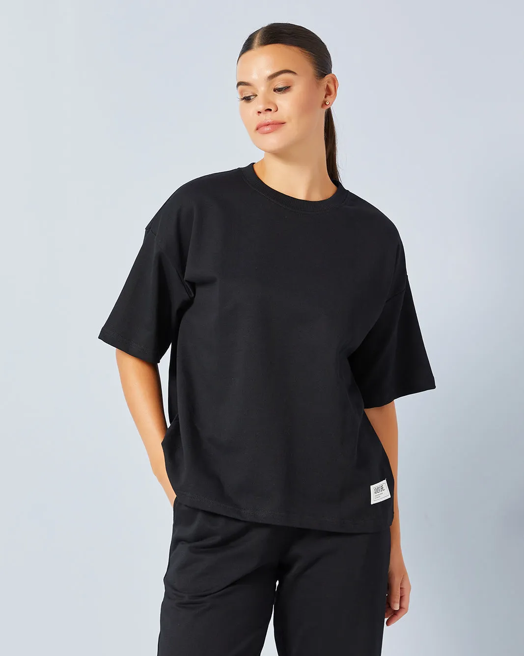 Women Black Solid Active Shirt sold by Redtag