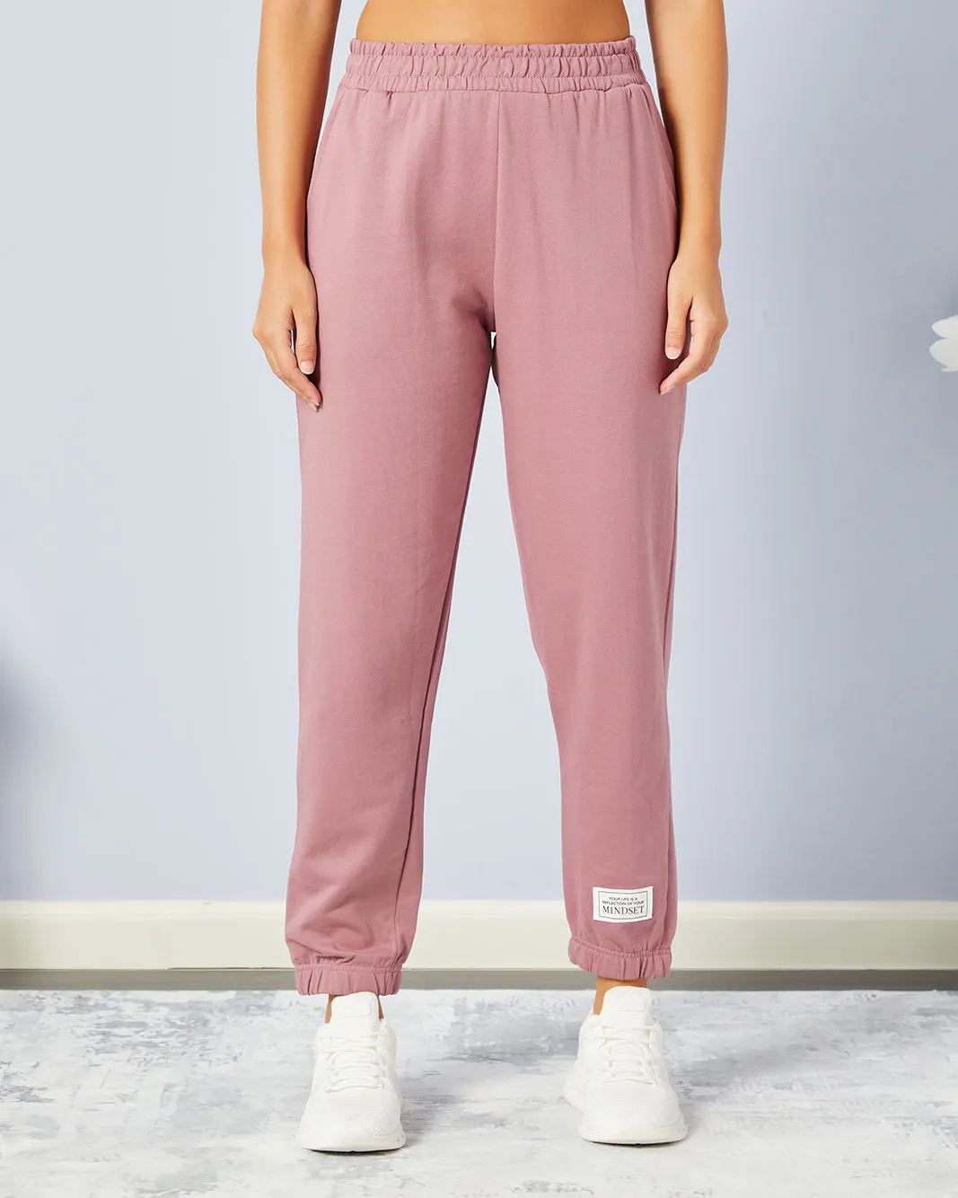Women Pink Embellished Active Pants sold by Redtag