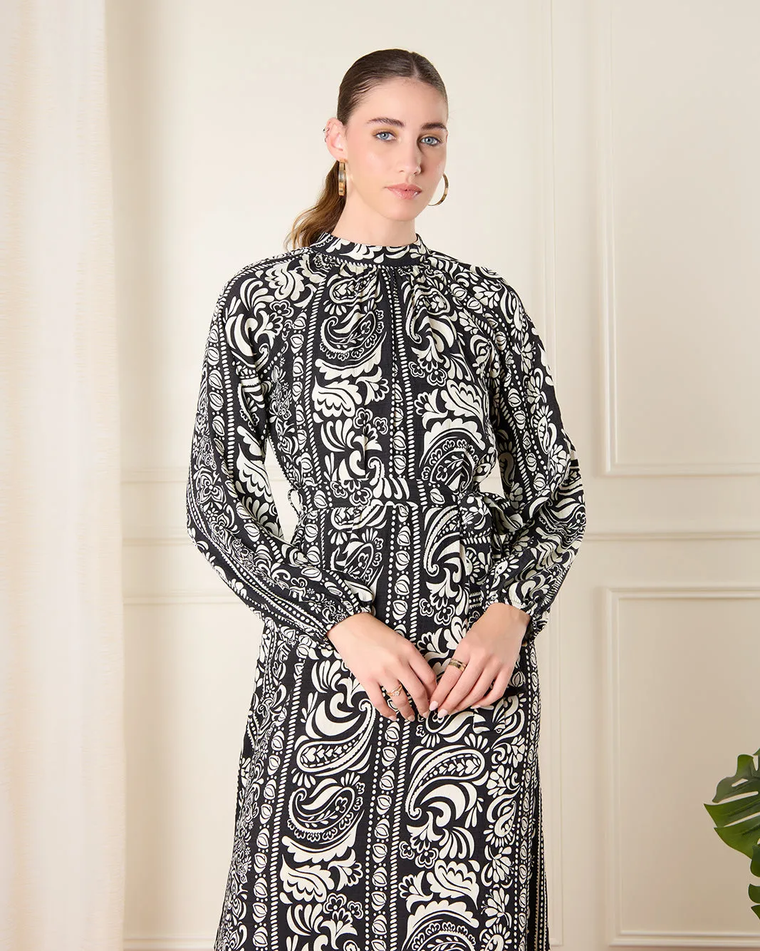 Women Black Printed Maxi Dress sold by Redtag product image thumbnail 2