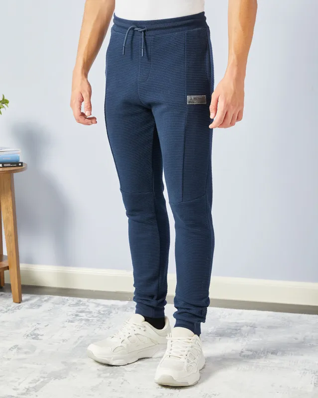 Senior Boys Navy Ottoman Track Pants sold by Redtag