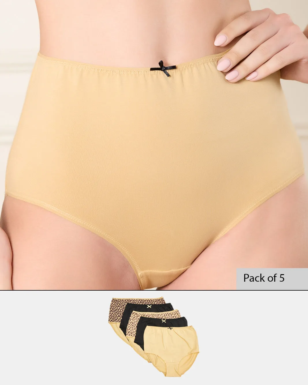 Women Assorted Boyleg Briefs Set (Pack of 5) sold by Redtag