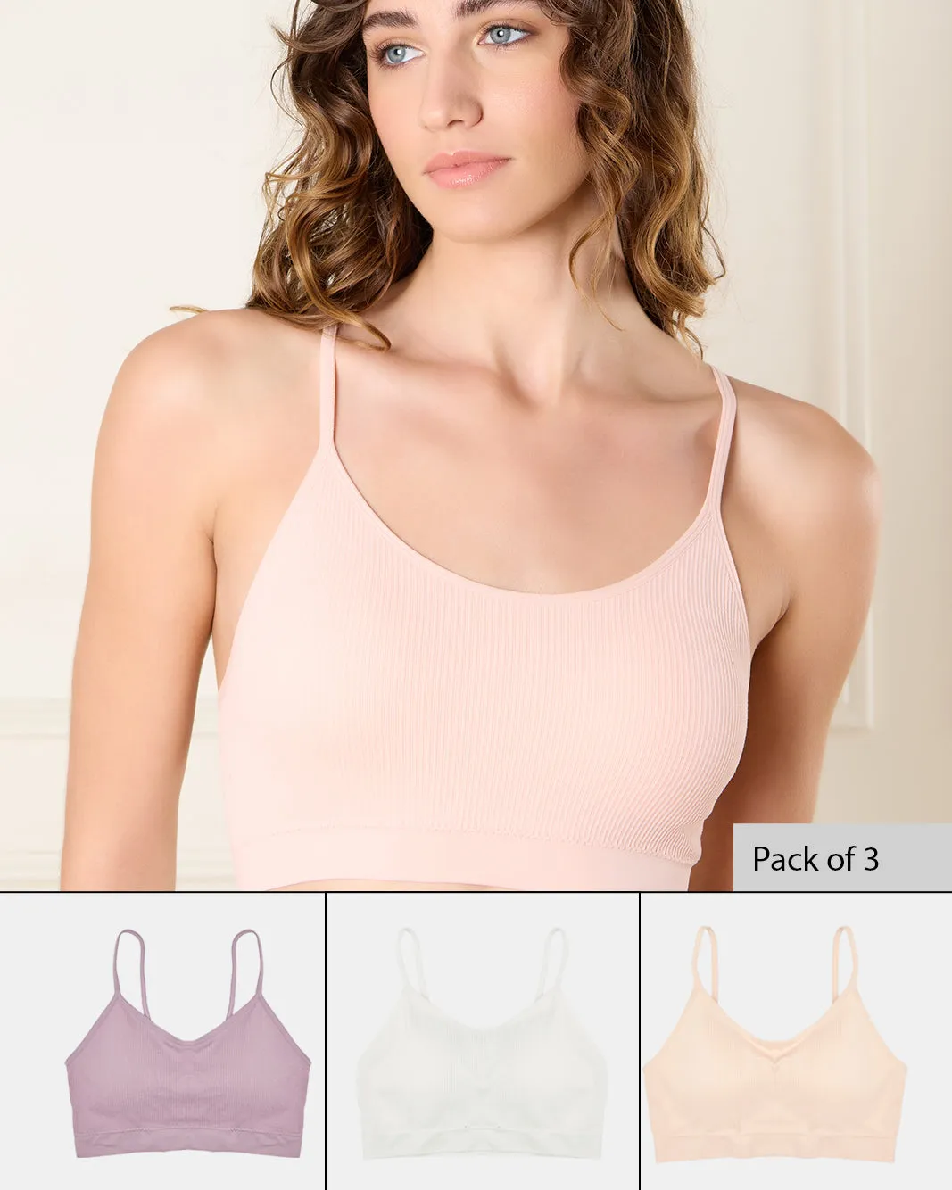 Women Assorted Comfort Bra Set (Pack of 3) sold by Redtag