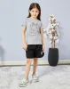 Girls Grey Printed Casual T-shirt sold by Redtag