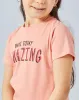 Girls Pink Printed Casual T-shirt sold by Redtag