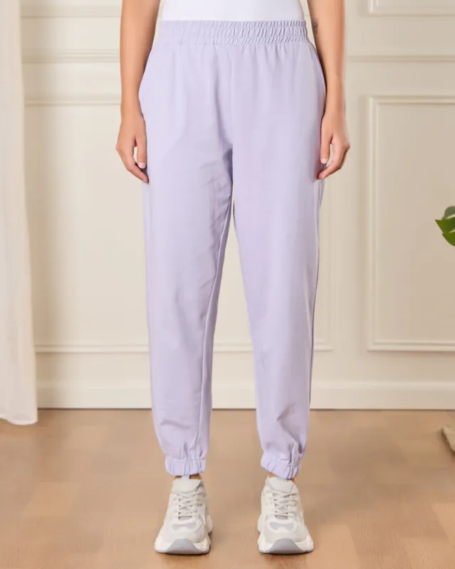 Women Grey Solid Active Pants sold by Redtag