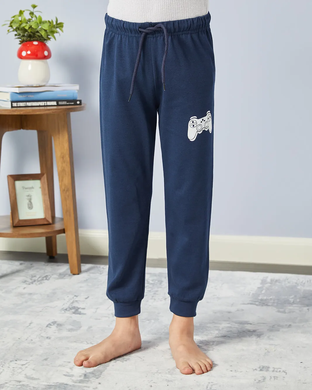 Boys Navy Gaming Print Pyjama Set (2 Piece) sold by Redtag product image thumbnail 3
