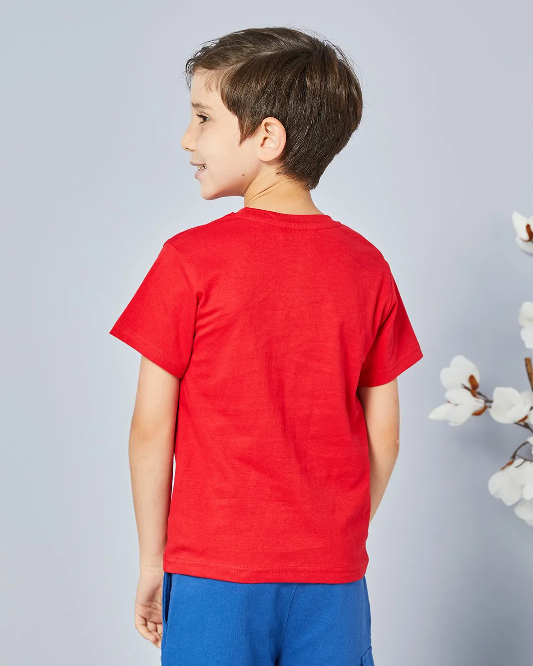 Boys Red Skate Print T-Shirt sold by Redtag product image thumbnail 3