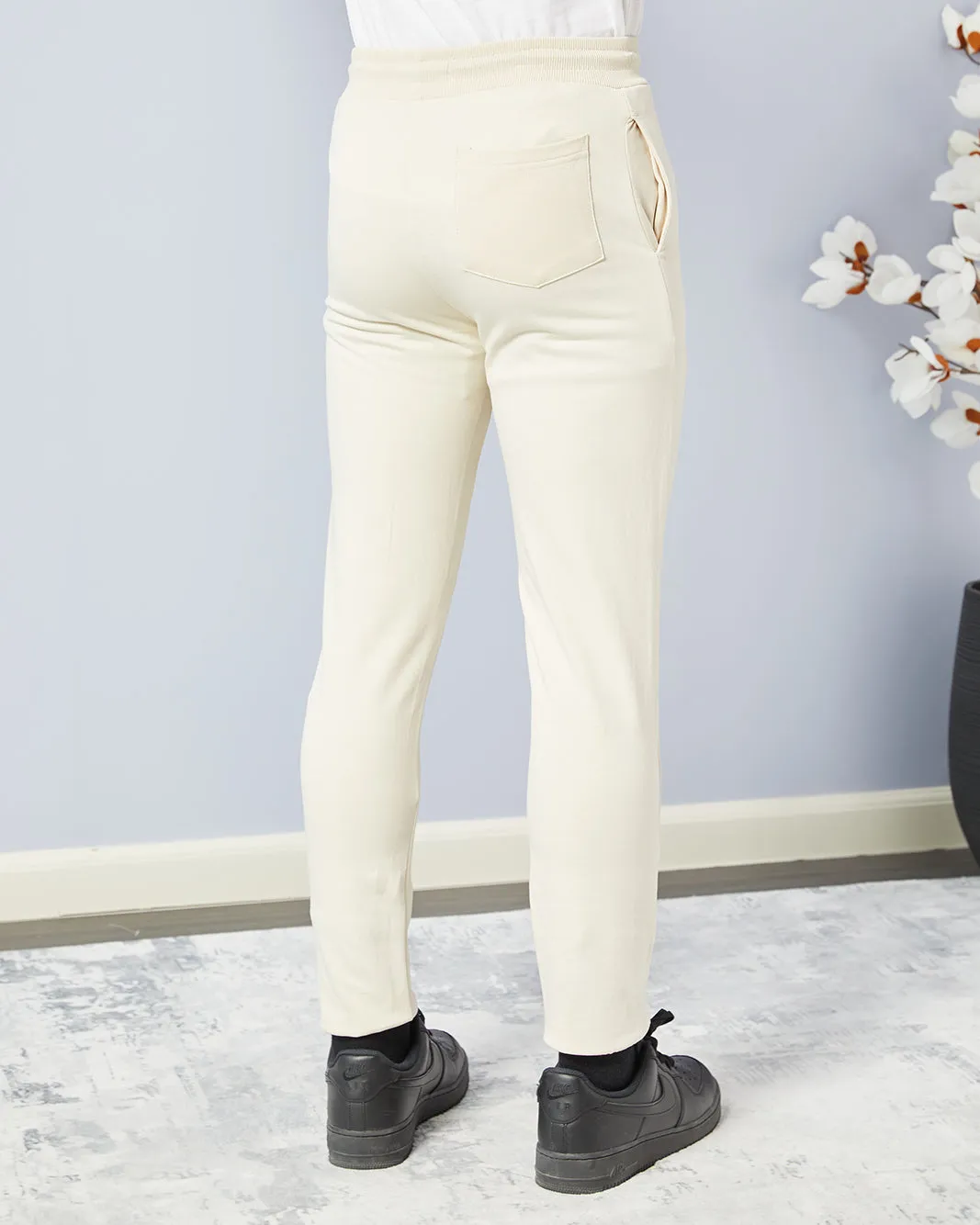 Senior Boys Beige Basic Track Pants sold by Redtag product image thumbnail 3
