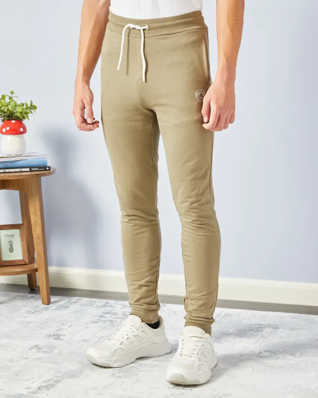 Senior Boys Green Basic Track Pants sold by Redtag