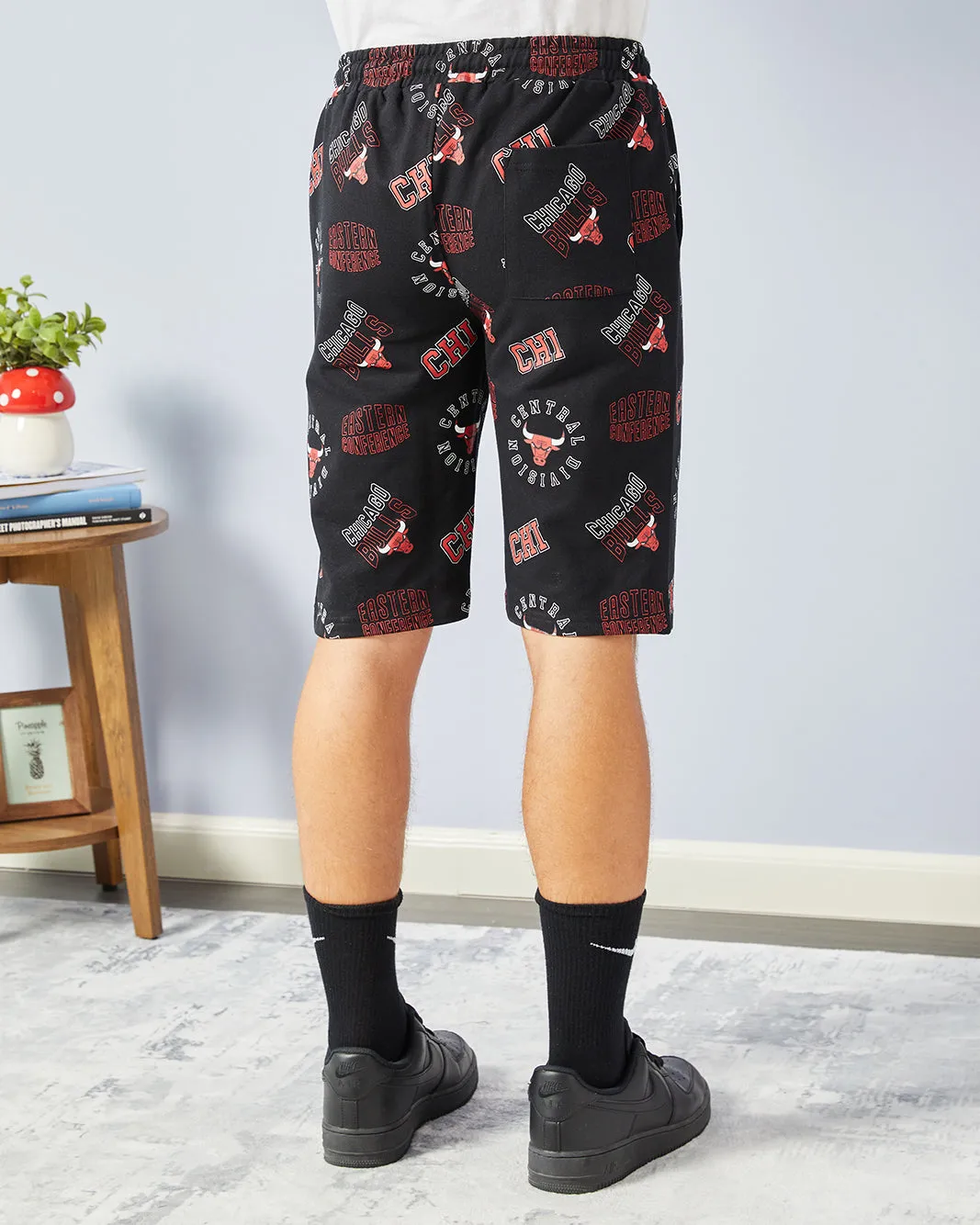 Senior Boys Black Pull-on Shorts sold by Redtag product image thumbnail 3