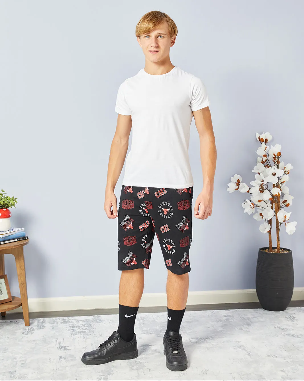 Senior Boys Black Pull-on Shorts sold by Redtag product image thumbnail 2