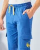Senior Boys Blue Pull-on Shorts sold by Redtag