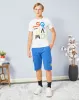 Senior Boys Blue Pull-on Shorts sold by Redtag