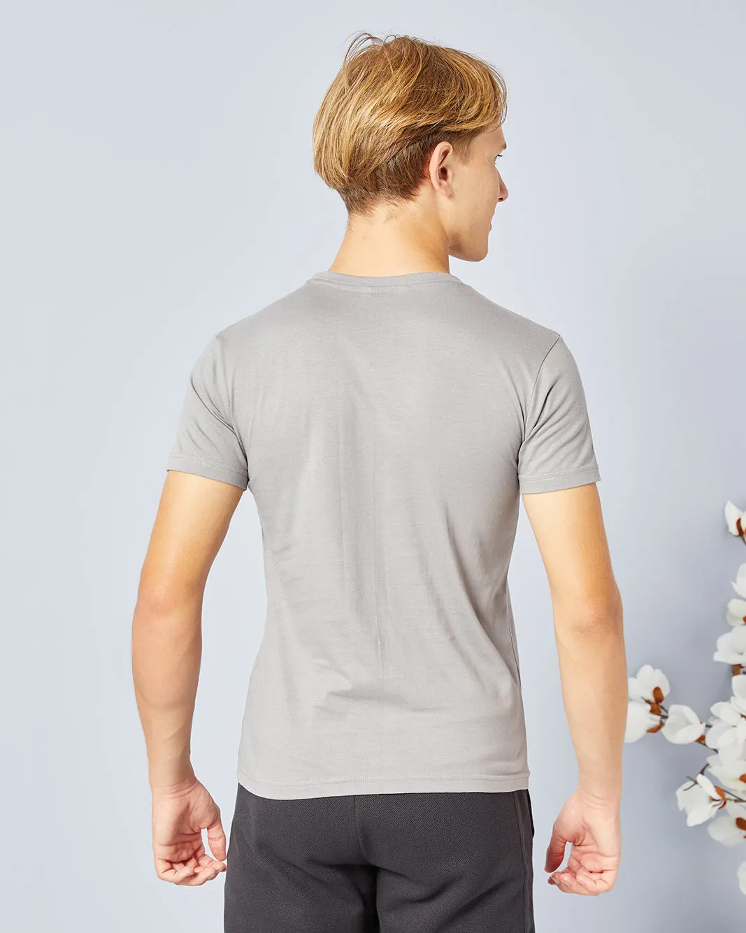 Senior Boys Grey Printed T-Shirt sold by Redtag product image thumbnail 3