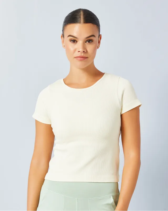 Women Ivory Active T-Shirt sold by Redtag