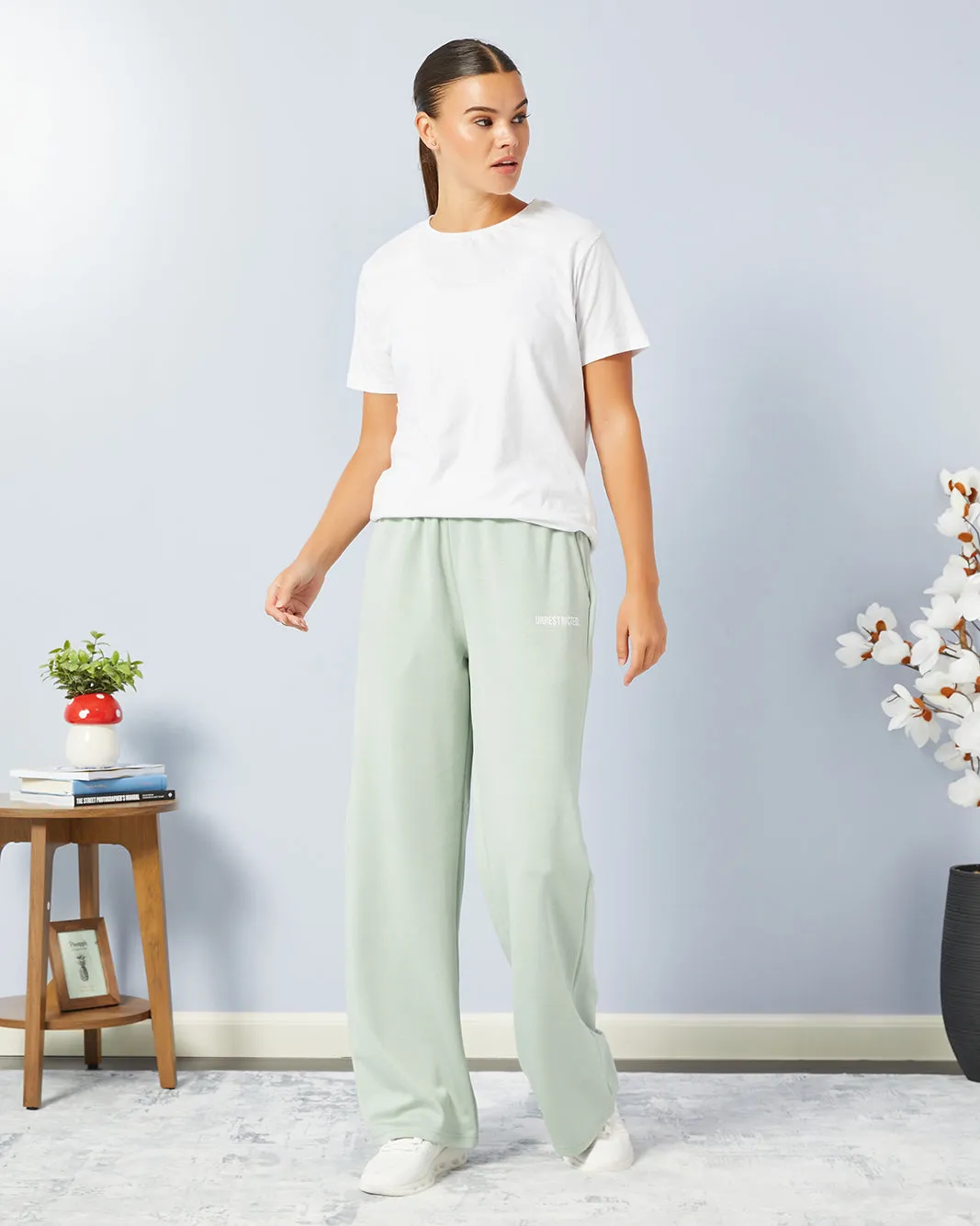 Woman Green Wide Leg Active T-Shirt sold by Redtag product image thumbnail 2