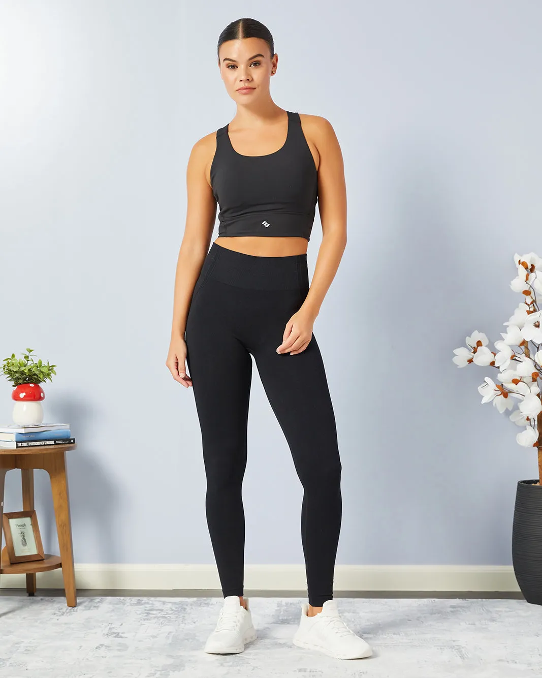 Women Black Active Legging sold by Redtag product image thumbnail 2