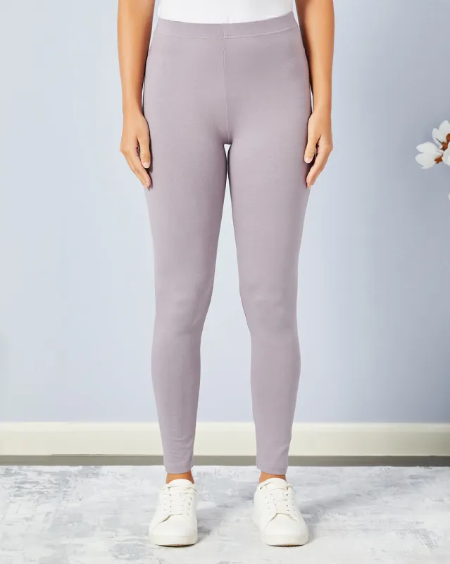 Women Grey Full Length Legging sold by Redtag