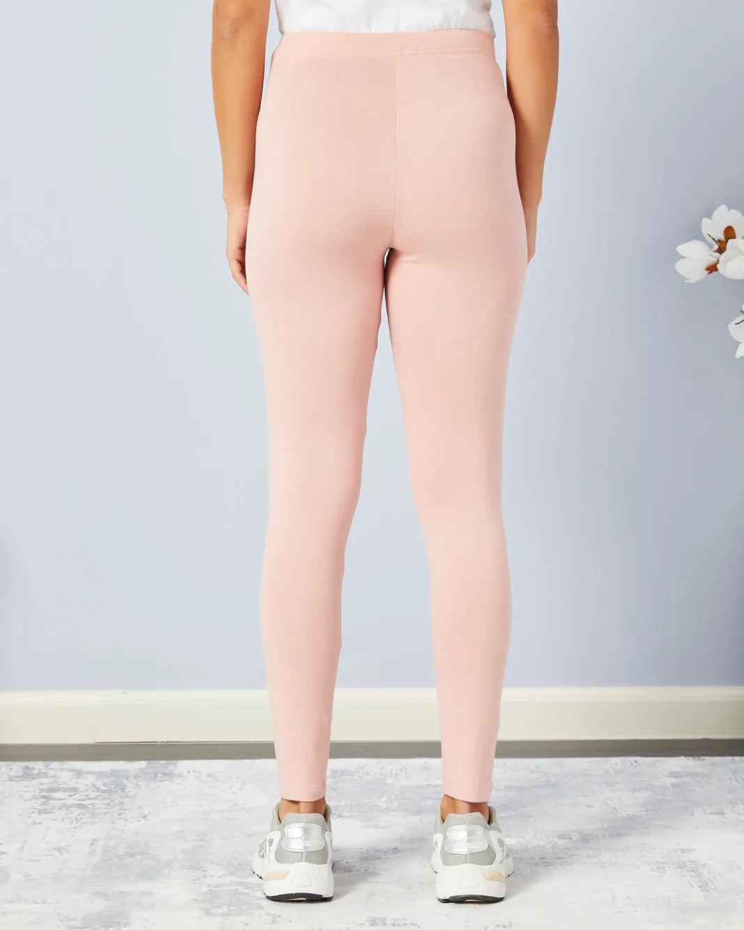 Women Pink Full Length Legging sold by Redtag product image thumbnail 3