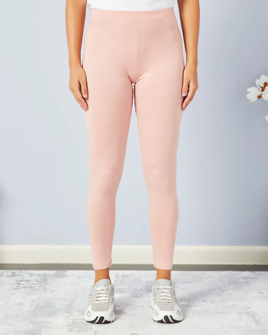 Women Pink Full Length Legging sold by Redtag